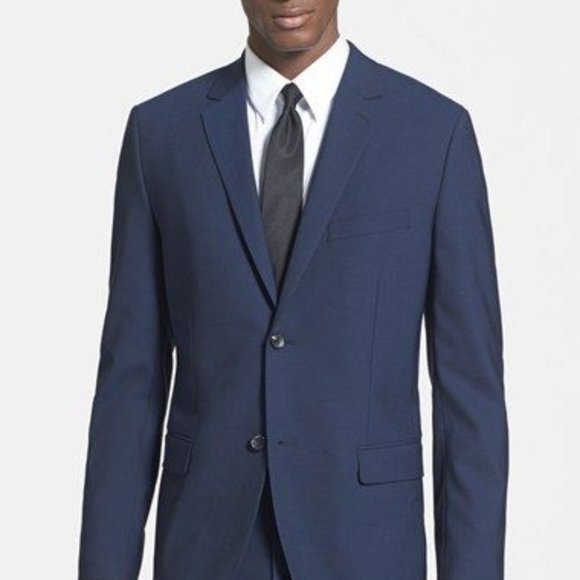 Theory Other - Theory Blazer Sportcoat Wellar Jacket Blue Wool Notch Collar 2 Button 36 Men